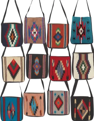 12 Pack Traditional Southwest Chimayo-Style Tote Bags! Only $6.75 ea!