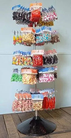 5 Tier Floor Spinner PREMIUM SELECTION 180 Count Bag Candy Display