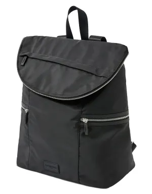 Accessorize London women's Black Gina Gym Rucksack Bag