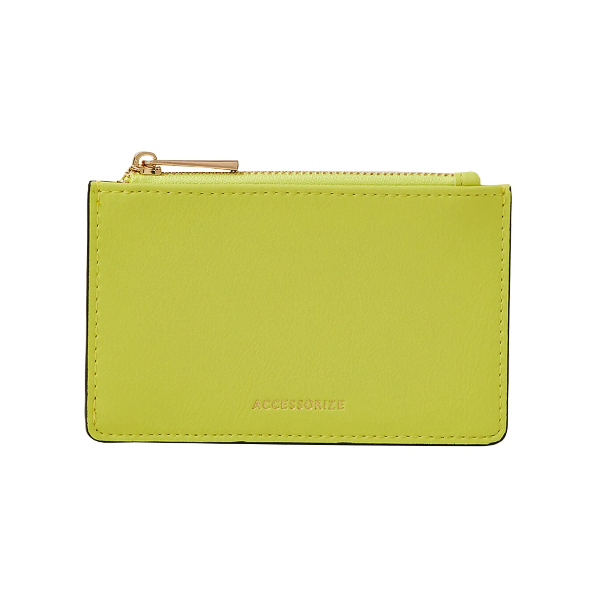 Accessorize London Women's Light Green Classic Card Holder