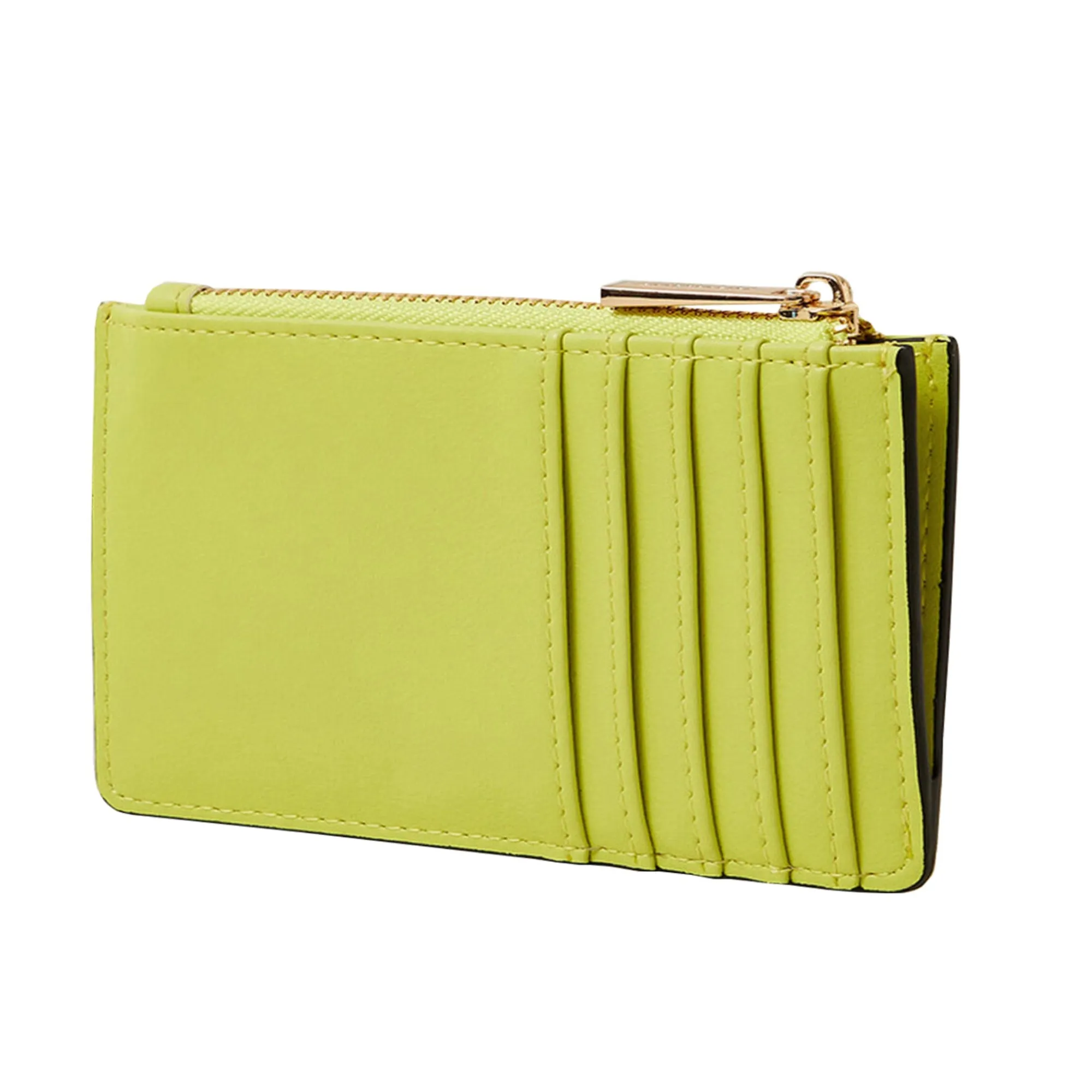 Accessorize London Women's Light Green Classic Card Holder