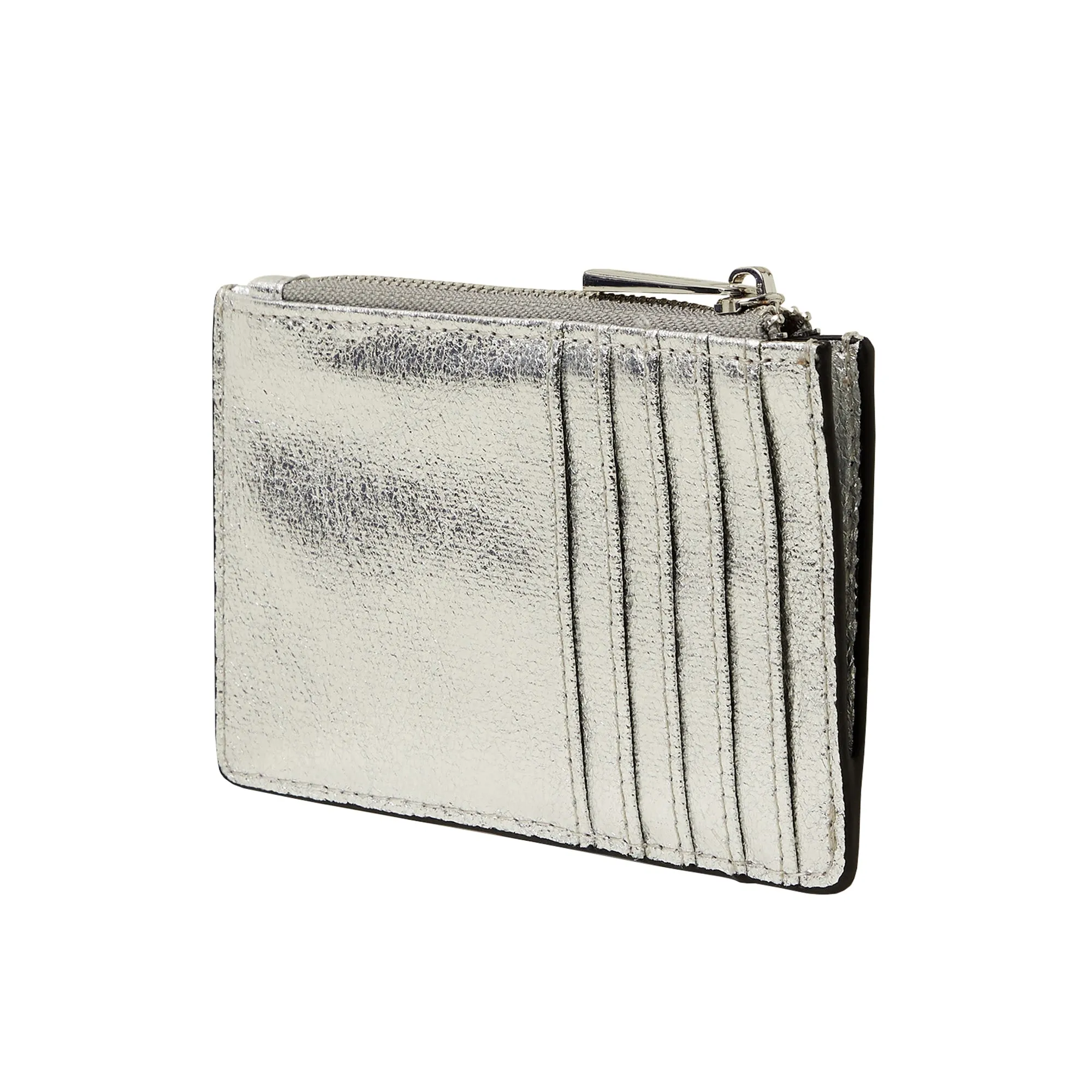 Accessorize London Women's Silver Classic Card Holder