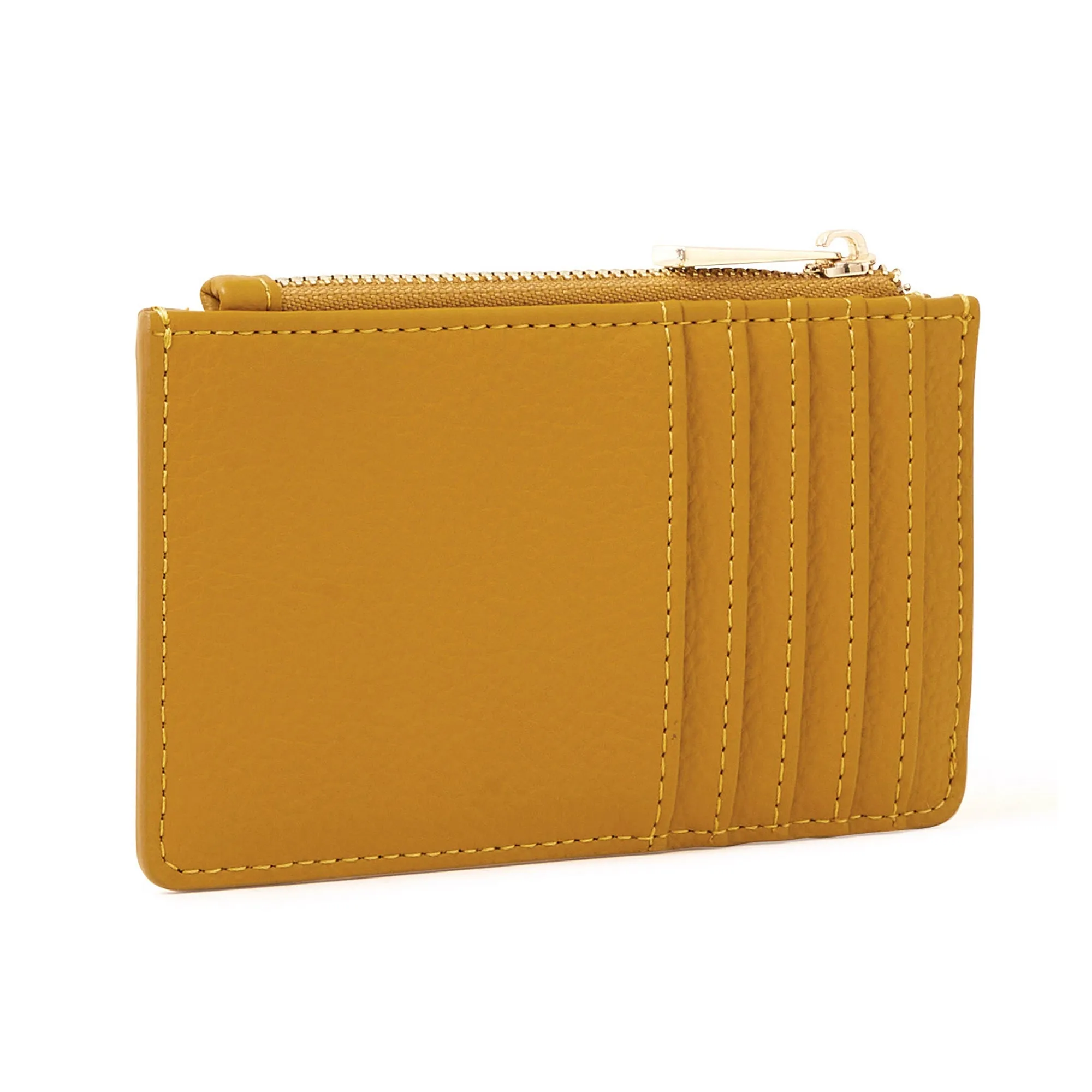 Accessorize London Women's Yellow Multi Compartment Classic Cardholder