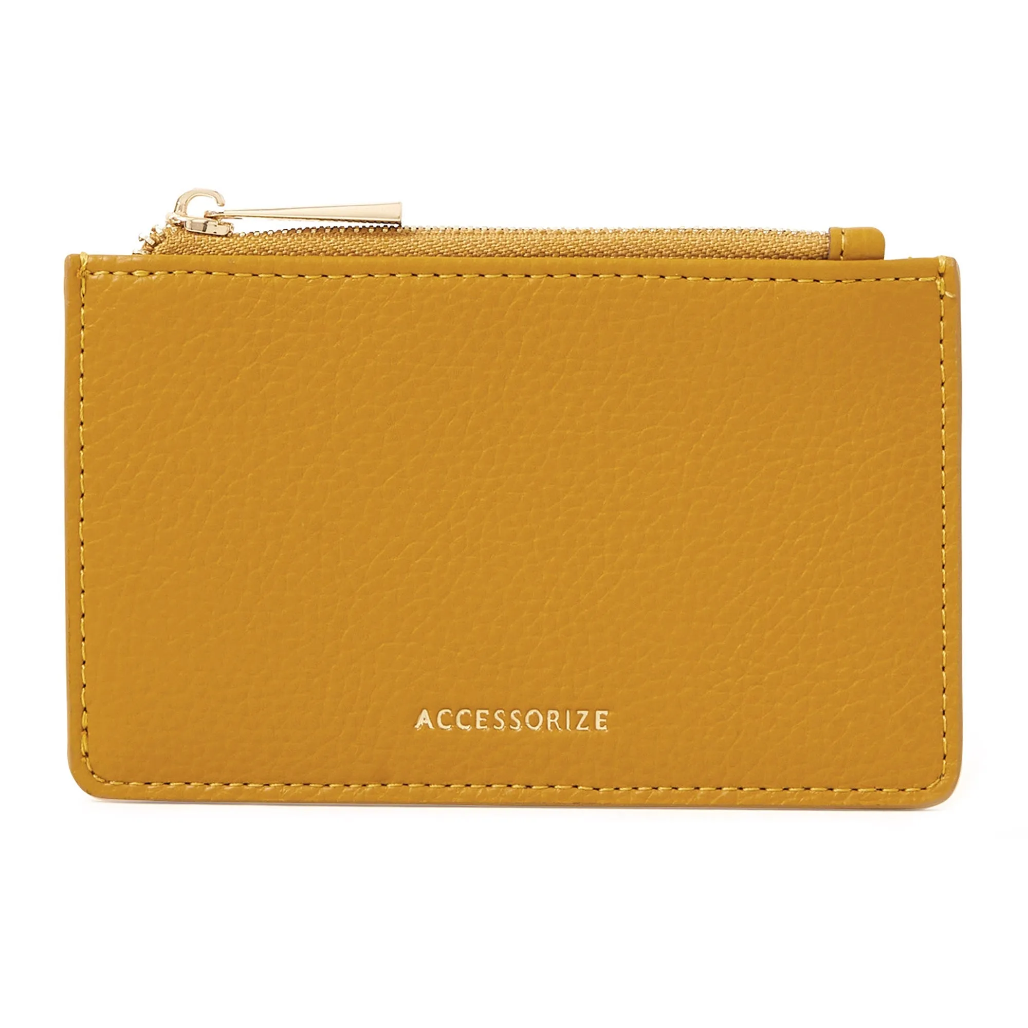 Accessorize London Women's Yellow Multi Compartment Classic Cardholder