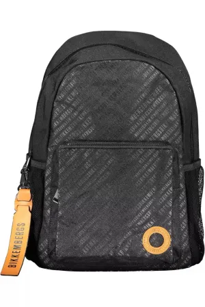 Bikkembergs Black Nylon Men Backpack