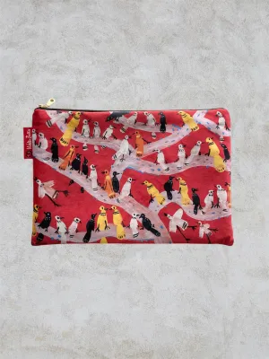 Birds in a Tree Cosmetic Bag (Large)