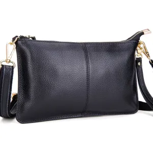 Candy Color Genuine Leather Bag For Women'S Fashion