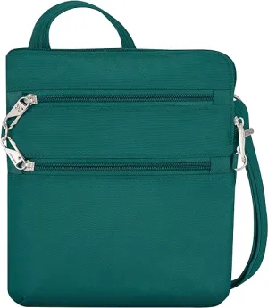 Crossbody bag Travelon Anti-theft Classic Slim Dbl Zip, green