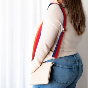 Crossbody Strap, Bright Stripe