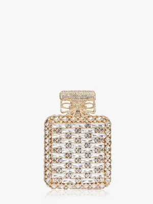 Crystal Studded Flask Clutch