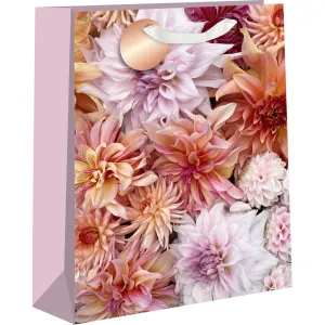 Dahlia Flowers Medium Gift Bag