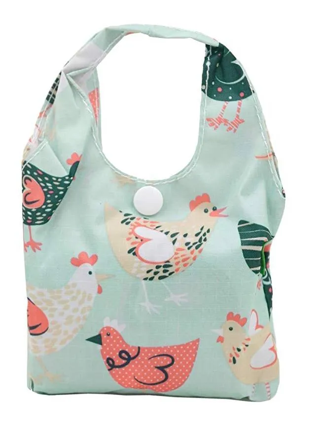 Eco Chic Foldable Shopper Chicken