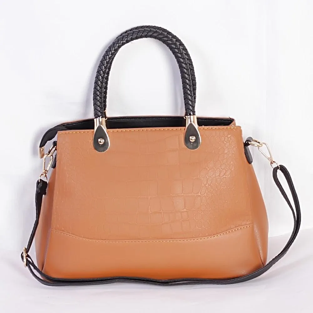 Fashion Trendy Women Handbag - Brown