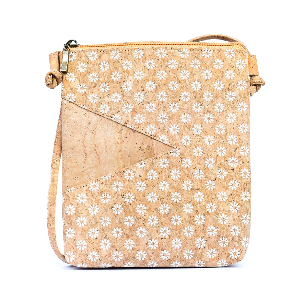 Geometric Cut Style Natural Cork Ladies' Crossbody Phone Bag BAGP-271-MIX-4 (4units)