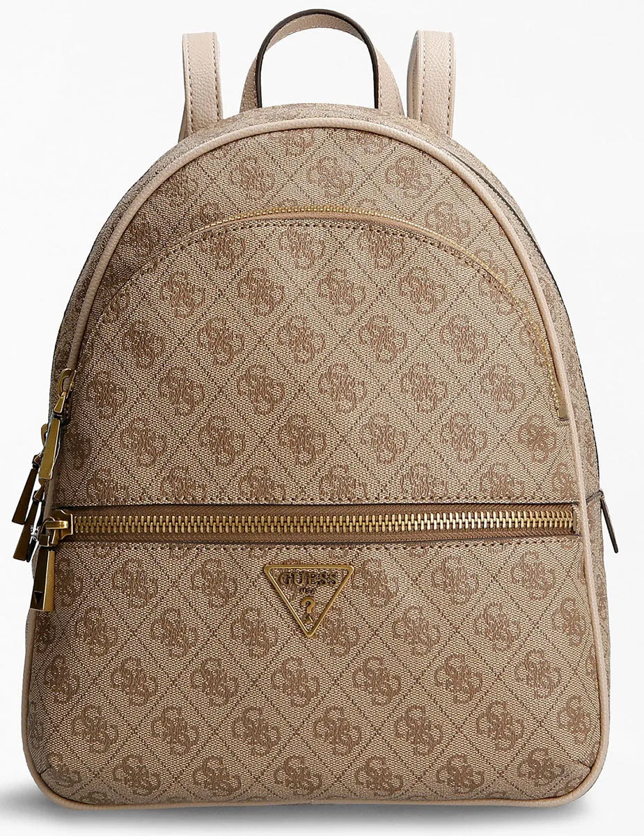 Guess Manhattan 4G Backpack In Latte For Women