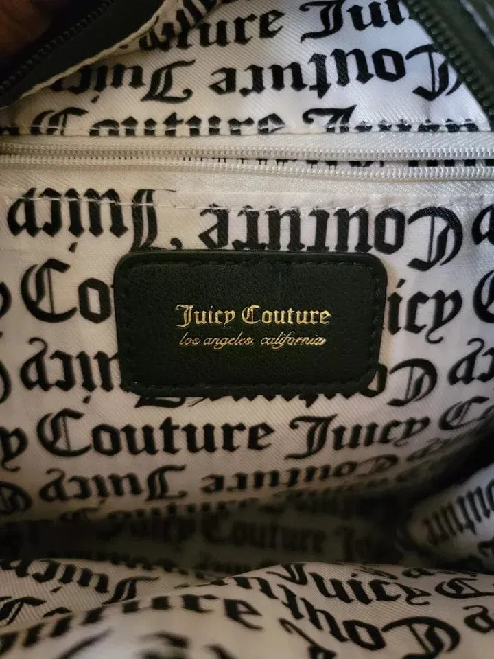 JUICY COUTURE -  Unchain My Heart Faux Leather Chain Backpack