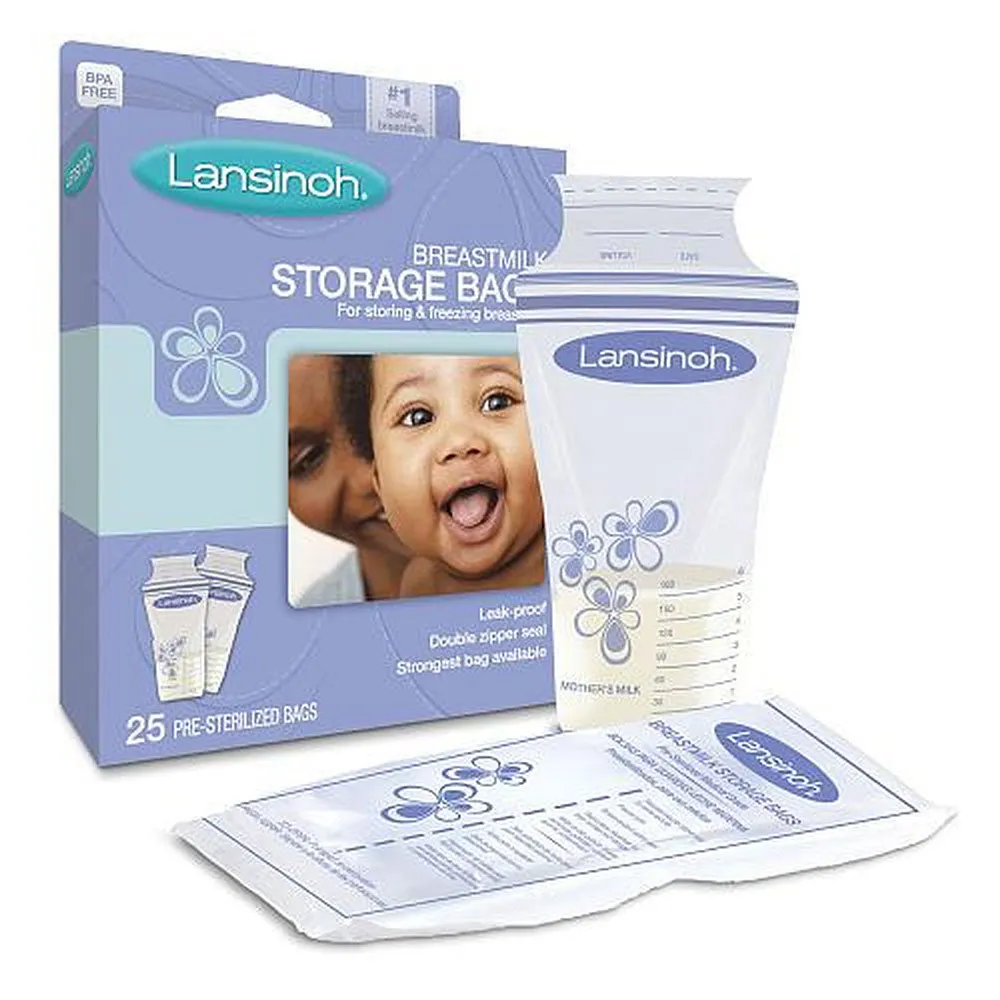 Lansinoh Breastmilk Storage Bags - 25 Count