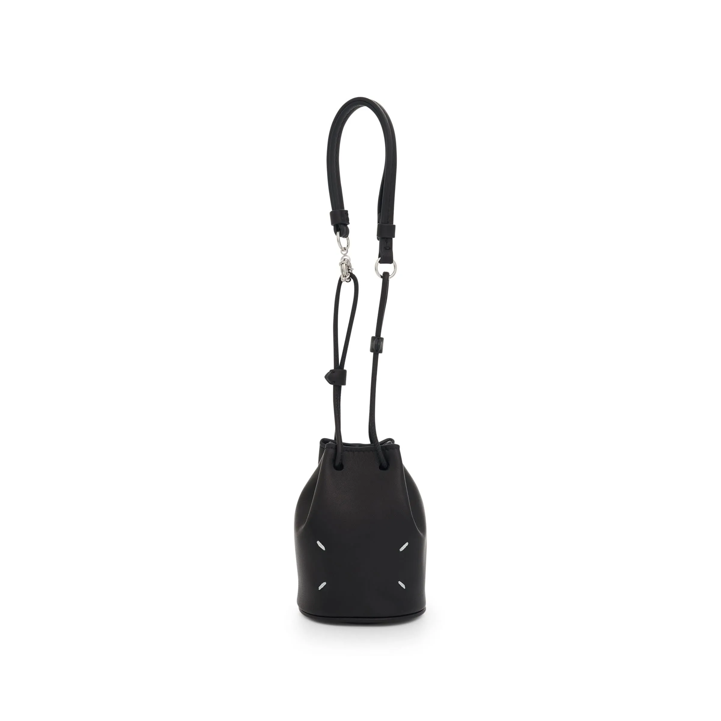 Micro Tabi Bucket Bag in Black