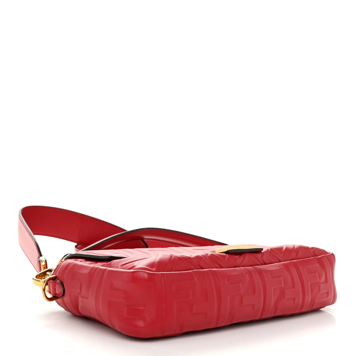 Nappa FF 1974 Embossed Baguette Fragola