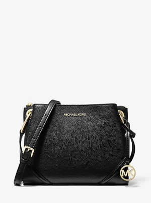 Nicole Large Pebbled Leather Crossbody Bag