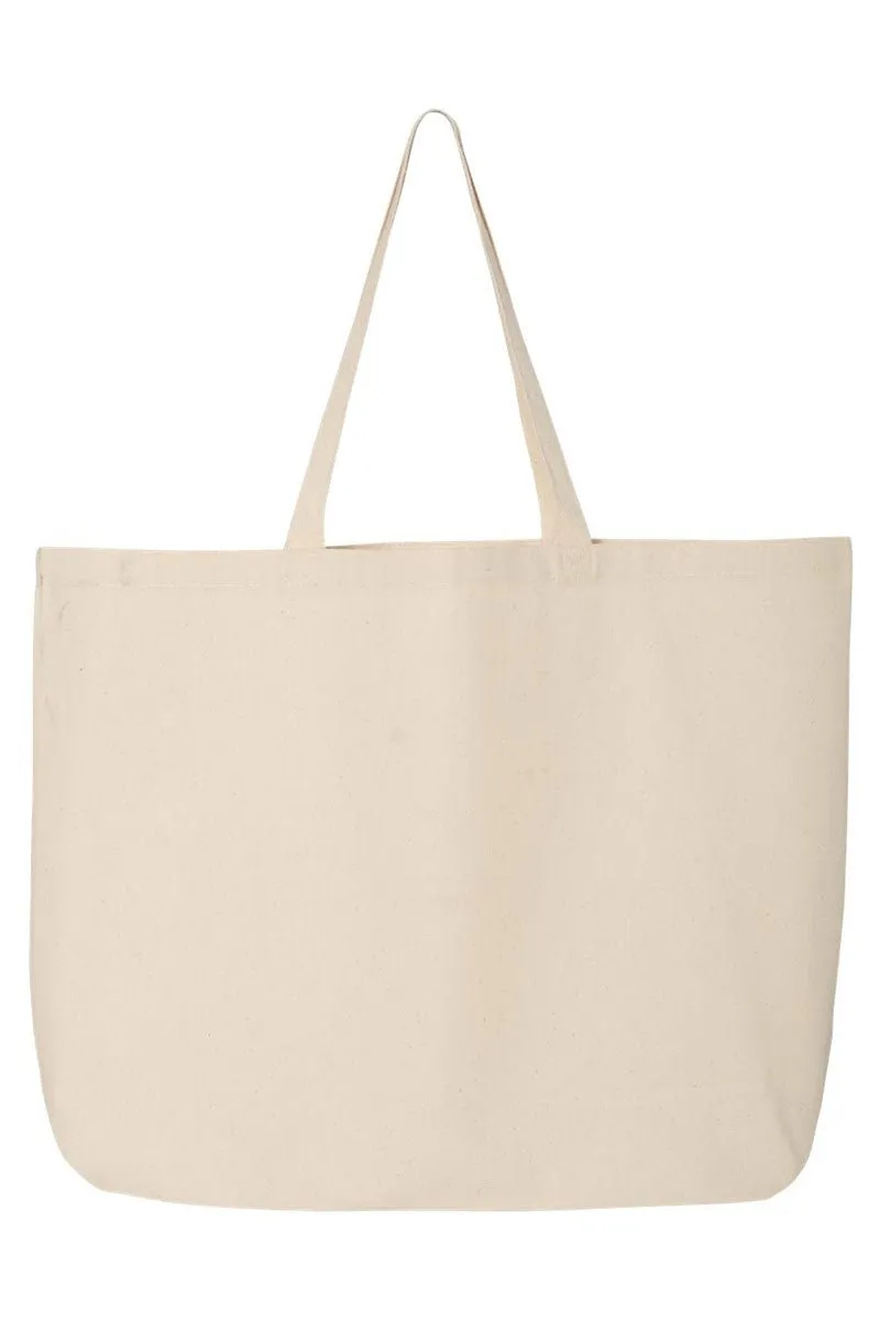 Nurse Life Coquette Bow Canvas Jumbo Tote