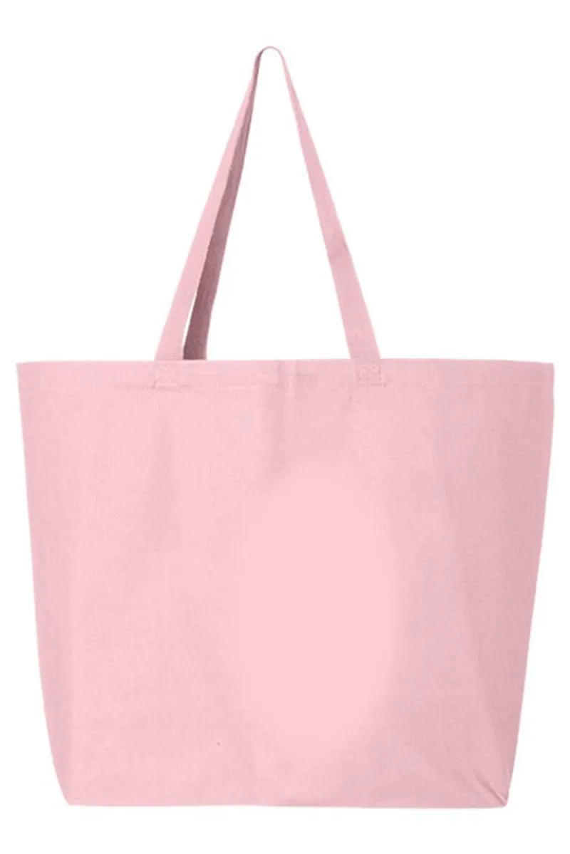 Nurse Life Coquette Bow Canvas Jumbo Tote