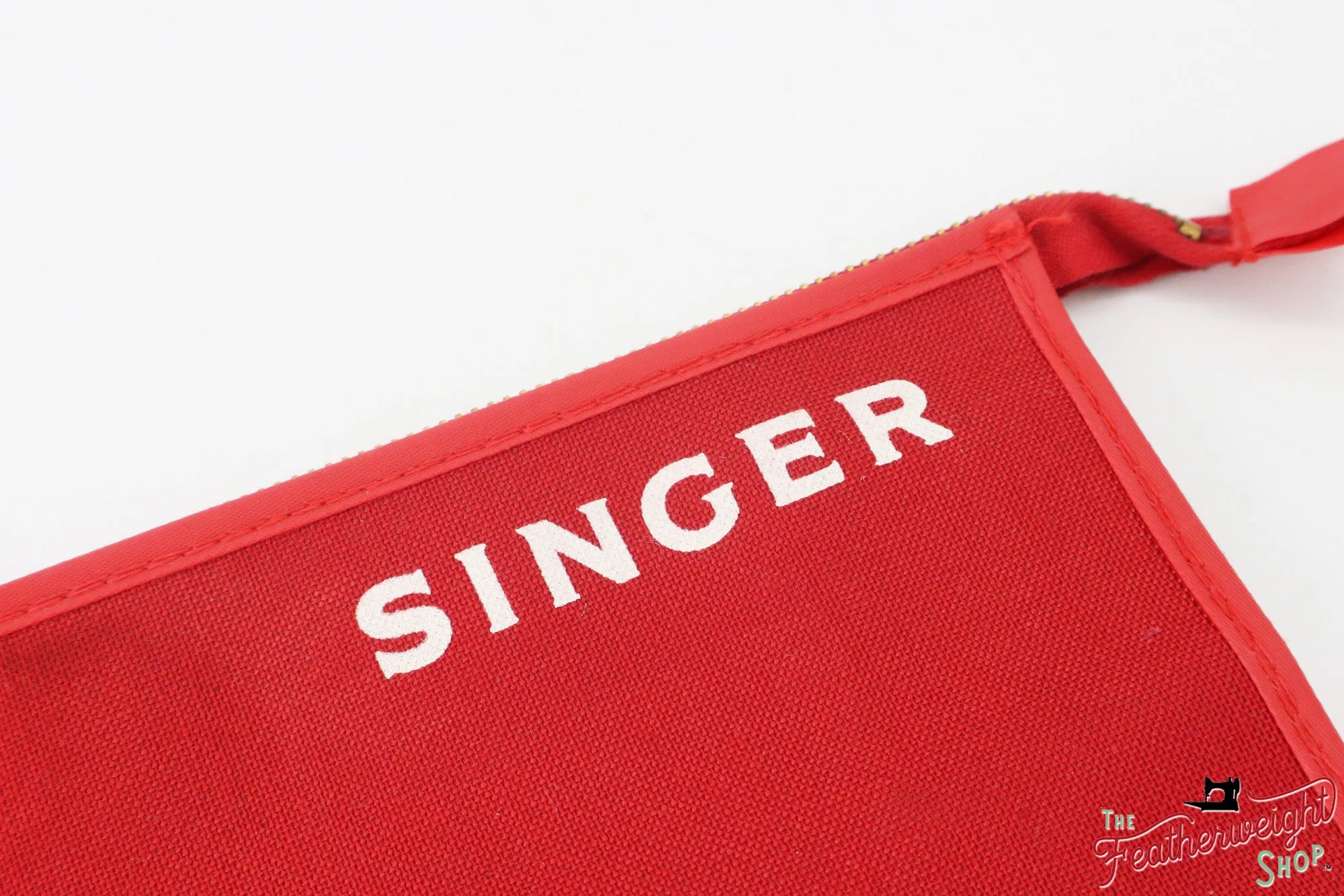 Pouch, Red Canvas - Singer (Vintage Original) RARE