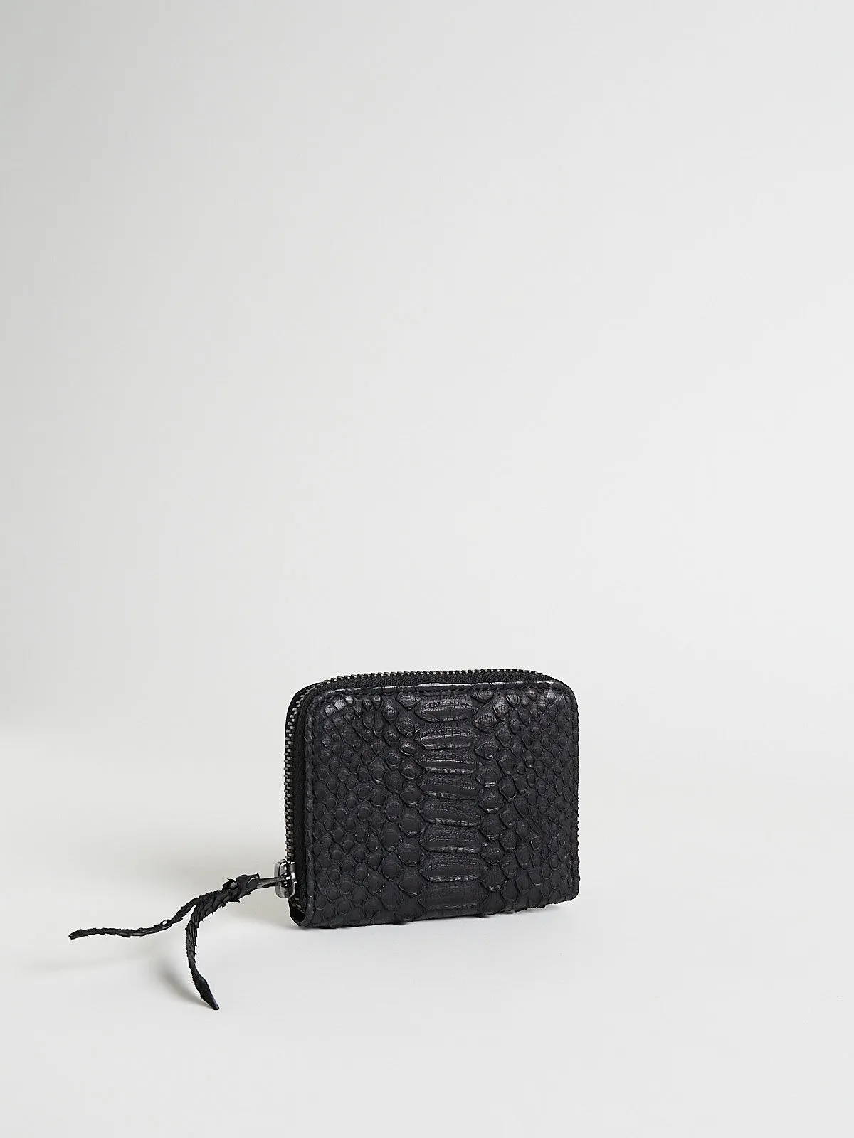 Python S Wallet in Black