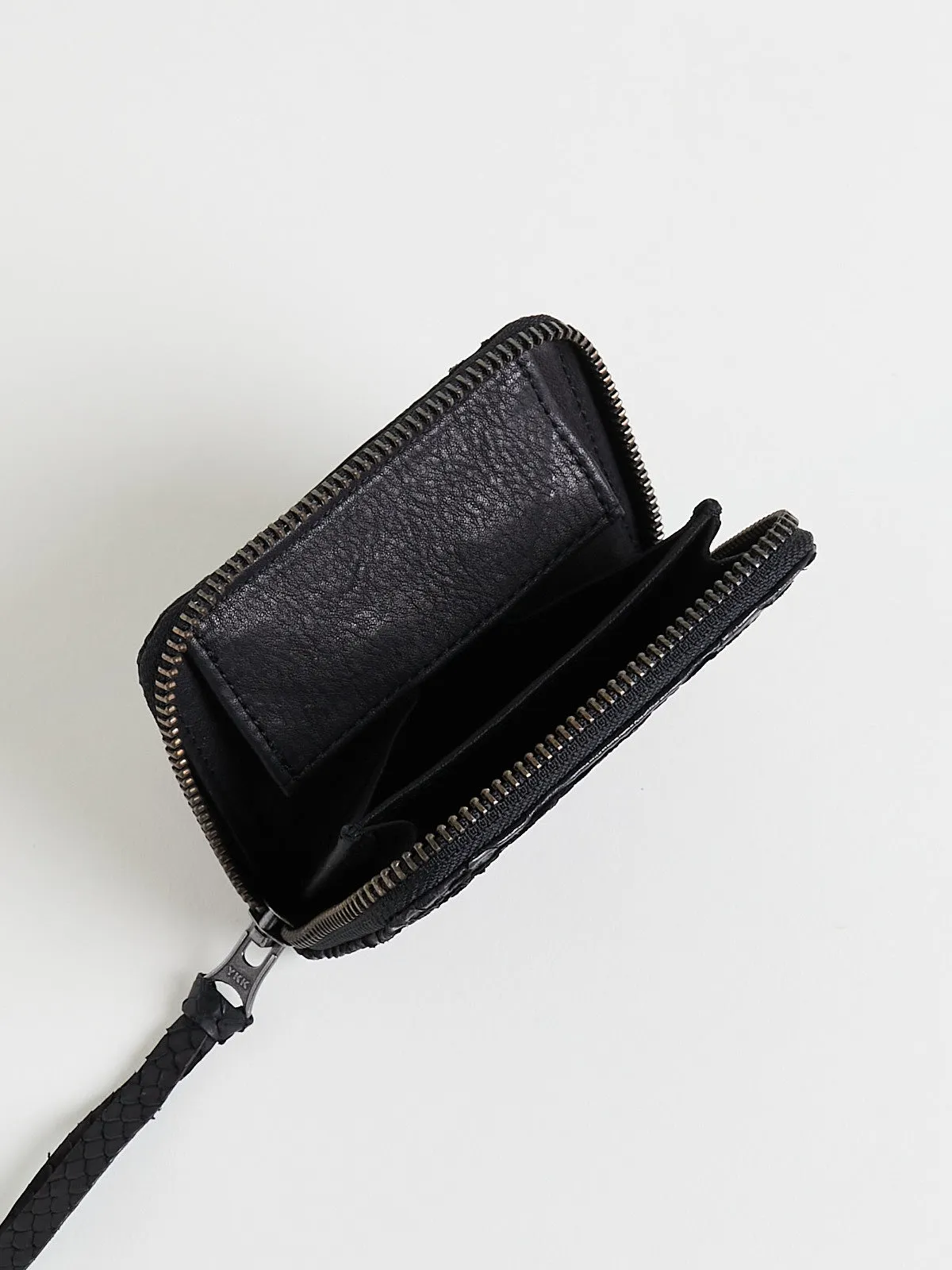 Python S Wallet in Black