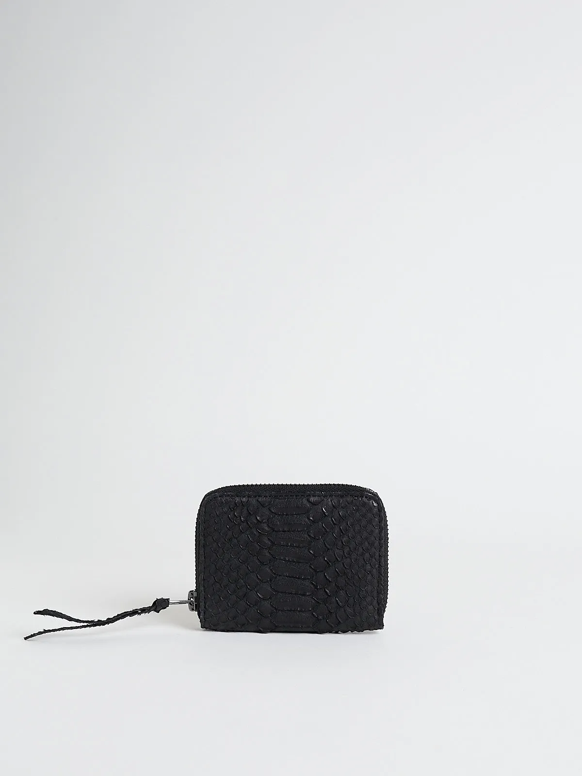 Python S Wallet in Black