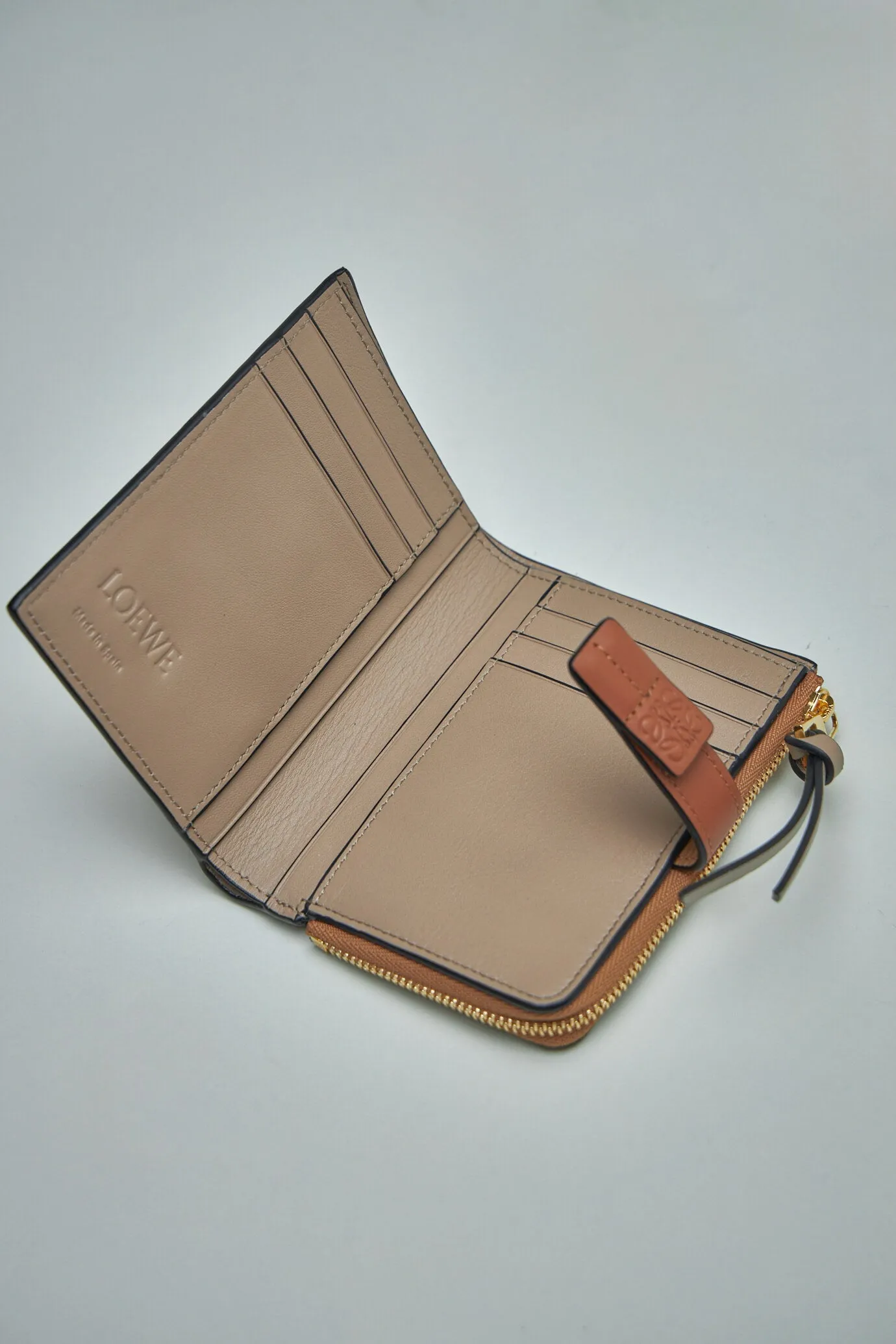 Slim Compact Wallet toffe/tan