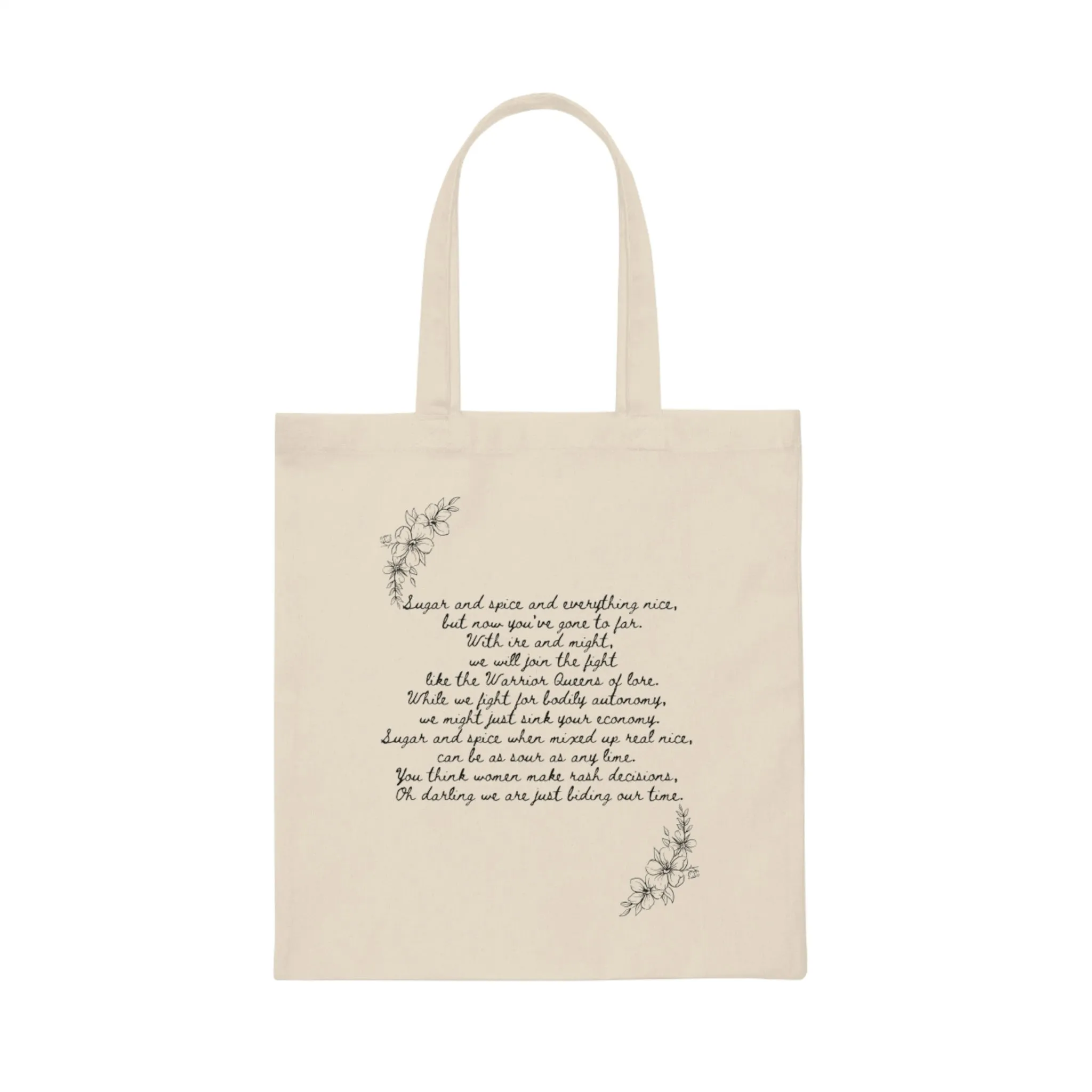 Sugar and spice Canvas Tote Bag