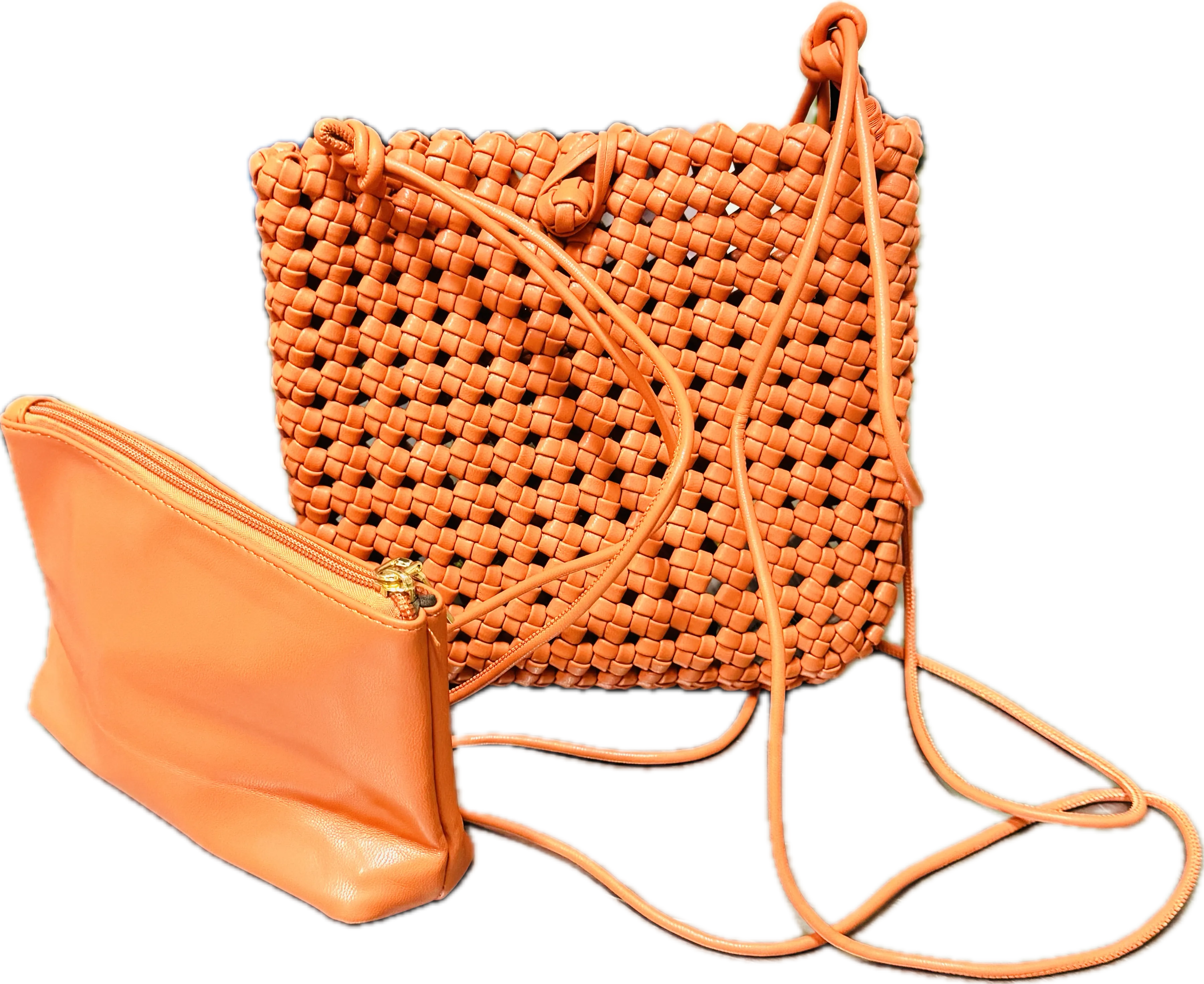 Woven Crossbody - (multiple colors)