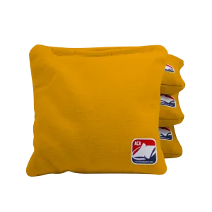 Yellow Daily 66 Cornhole Bags