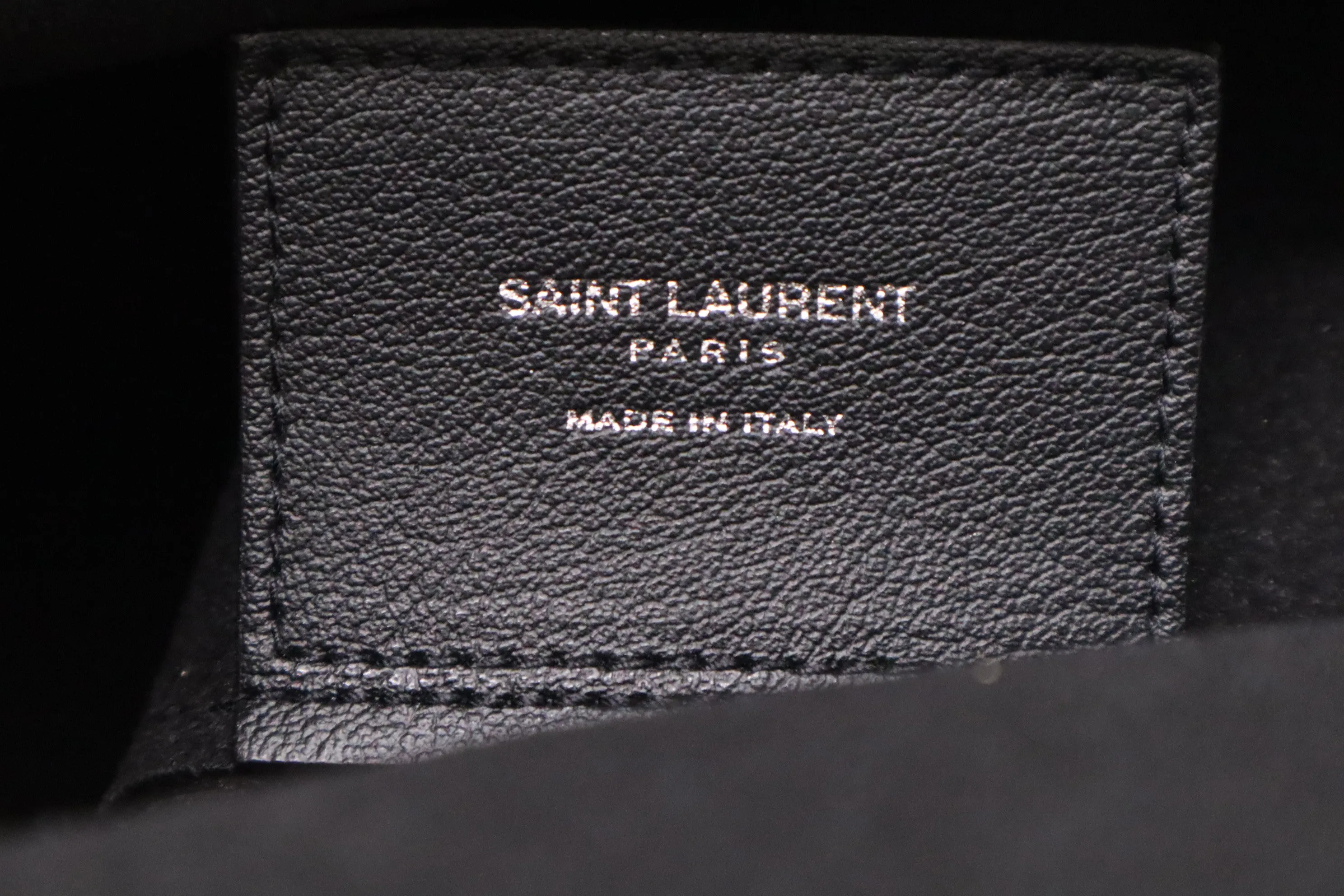 YSL Saint Laurent Tote Bag in Black Leather