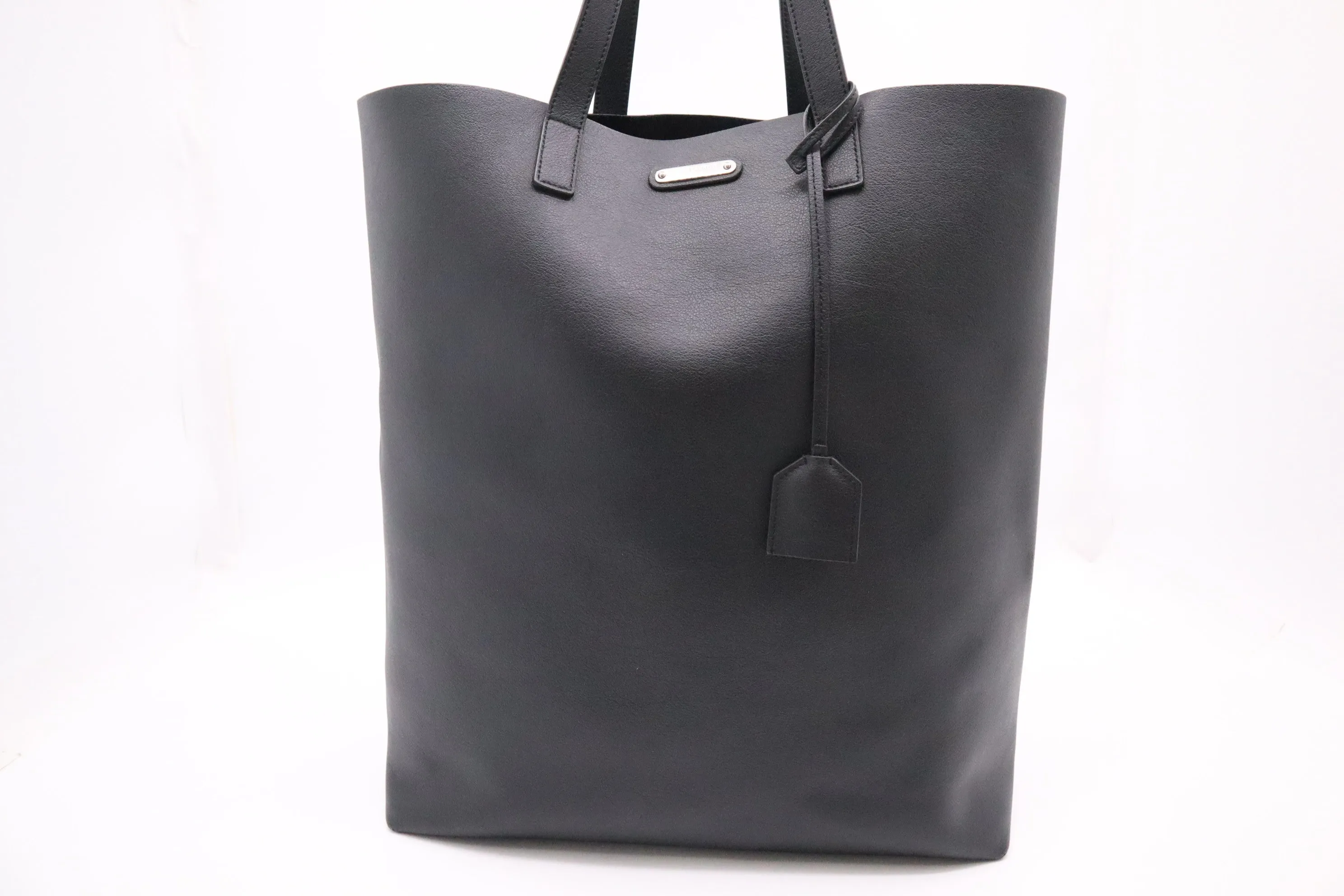 YSL Saint Laurent Tote Bag in Black Leather